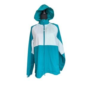 Bonobos Fielder Packable Mixed‑Media Jacket Men M Water Repellent Removable Hood